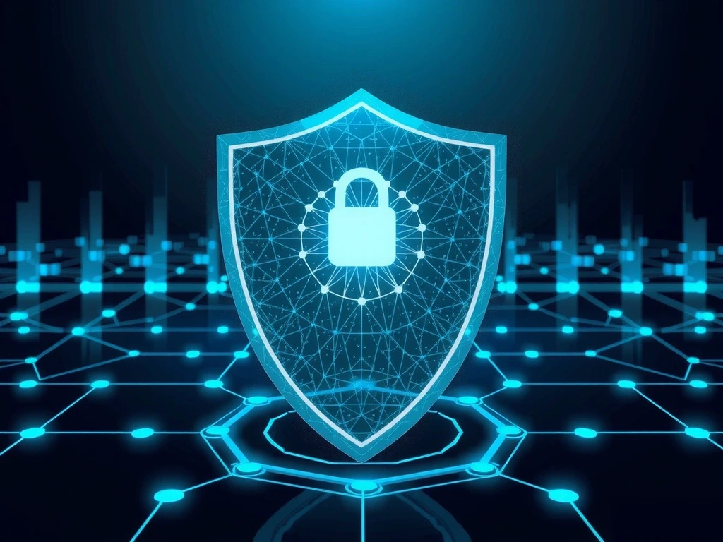 Grafica astratta che rappresenta la sicurezza dei dati
